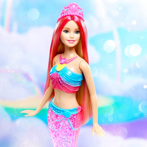 Barbie Dreamtopia Rainbow Lights Mermaid Doll, Blonde