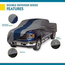 Load image into Gallery viewer, Duck Covers Double Defender Pickup Truck Cover for Extended Cab Short Bed Trucks up to 19&#39; 4&quot;