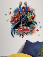 Load image into Gallery viewer, RoomMates Justice League Peel and Stick Giant Wall Decals