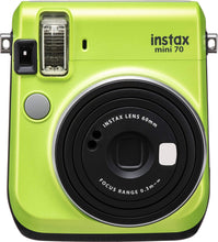 Load image into Gallery viewer, Fujifilm Instax Mini 70 Instant Film Camera (Kiwi Green) and Instax Mini Rainbow Film Value Pack - 10 Images