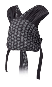 Infantino Together Pull-on Knit Carrier - Pull-on Knit wrap-Hybrid Carrier for Newborns and Older Babies, Facing in Carry Position, Easy-Off Side Buckle Release and Additional Privacy Cover Fabric