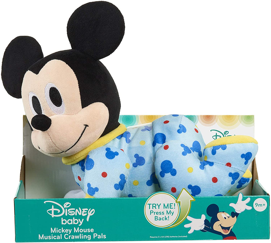 Disney Baby Musical Crawling Pals Plush, Mickey