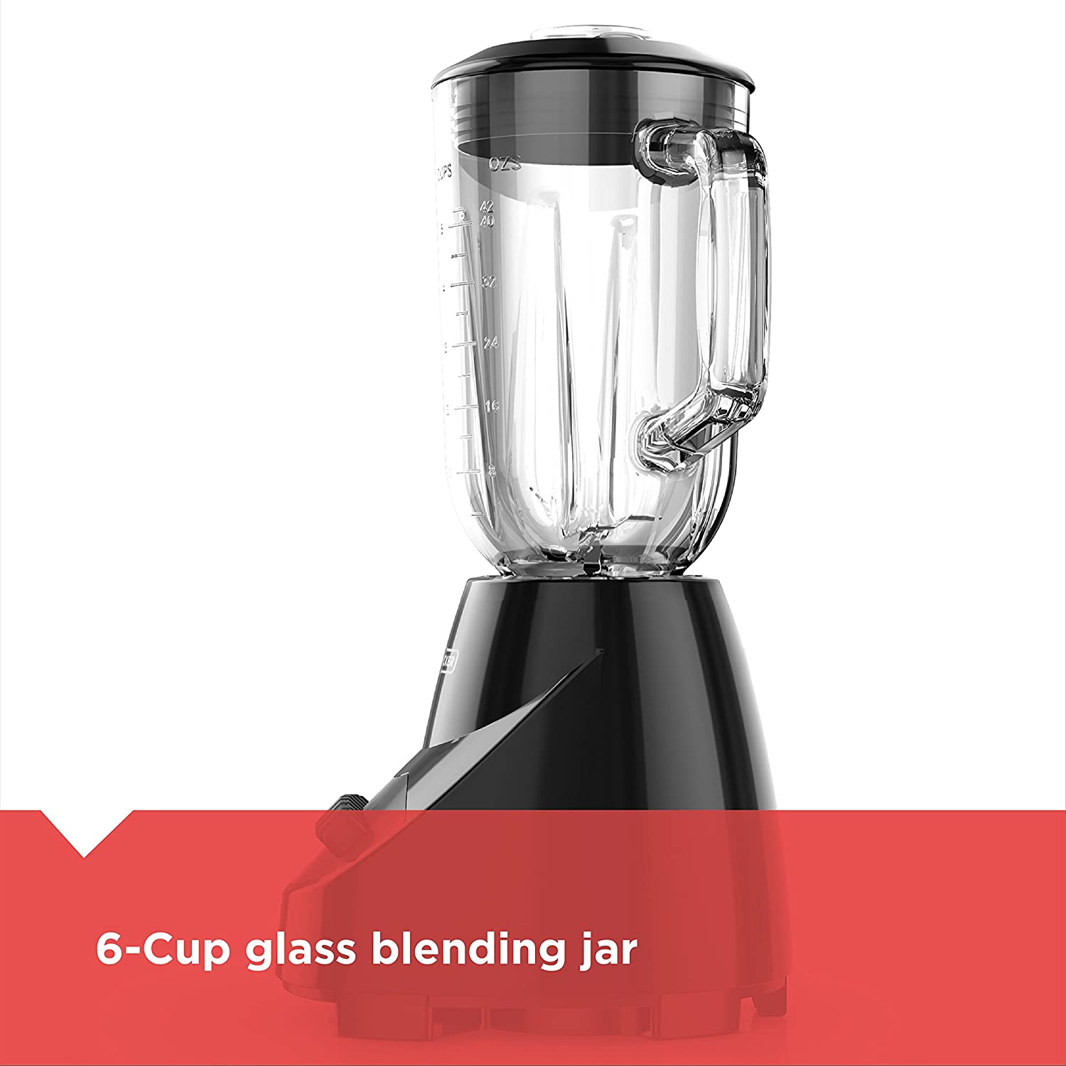  BLACK+DECKER FusionBlade Blender with 6-Cup Glass Jar