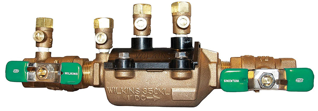 Zurn Wilkins 1-350XL Double Check Lead-Free Composite Vessel Valve Assembly, 1