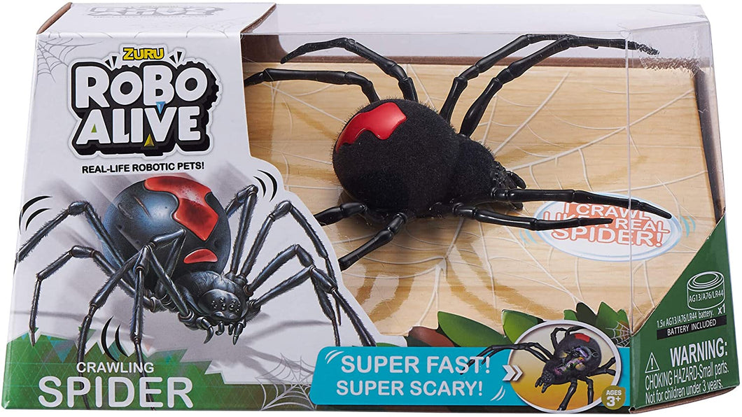 Robo Alive Crawling Spider Battery-Powered Robotic Toy by ZURU