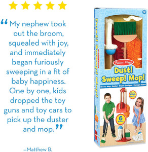 Melissa & Doug Dust! Sweep! Mop! (Frustration Free Packaging)