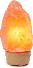 Load image into Gallery viewer, iHome Zenergy Salt Rock Lamp Meditative Light and Sound Therapy Genuine Himalayan Salt Lamp Speaker, Anti Anxiety, Stress Relief, Calming, Soothing, Sleep Easy, Lamp Night Light