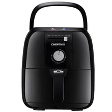 Load image into Gallery viewer, Chefman Express Air Fryer, Rapid Hot-Air Technology, Ultra quiet, Includes Recipe Book, Minimum Temperature 180°F to Maximum 390°F, Black - RJ38