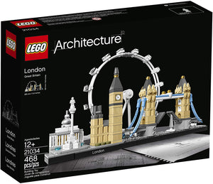 LEGO Architecture London Skyline Collection 21034 Building Set Model Kit and Gift for Kids and Adults (468 pieces)
