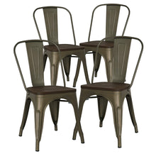 Load image into Gallery viewer, Poly and Bark Trattoria Side Chair in Aqua