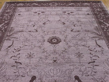 Load image into Gallery viewer, Unique Loom La Jolla Collection Tone-on-Tone Traditional Purple Area Rug (7&#39; 0 x 10&#39; 0)