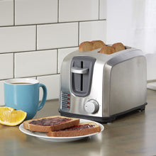 Load image into Gallery viewer, Black &amp; Decker T2707S 2-Slice Stainless-Steel Toaster