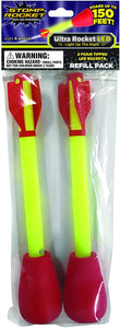 The Original Stomp Rocket Ultra Rocket LED, 4 Rockets - Outdoor Rocket Toy Gift for Boys and Girls- Comes with Toy Rocket Launcher - Ages 6 Years and Up