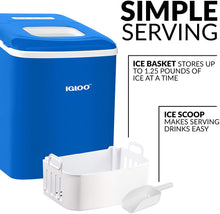 Load image into Gallery viewer, Igloo Automatic Self-Cleaning Portable Electric Countertop Ice Maker Machine
