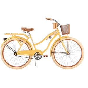 26" Huffy Nel Lusso Women's Cruiser Bike, Banana-Yellow