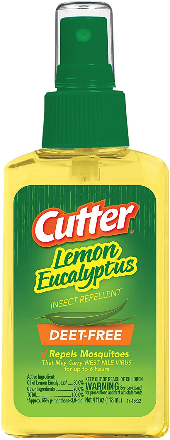 Cutter Lemon Eucalyptus Insect Repellent, Pump Spray, 4-Ounce