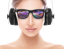 Load image into Gallery viewer, NUVU NV5-BLK  in-Sight HD Stereo Over-Ear Headphone with Built-in HD Video Glasses - Black