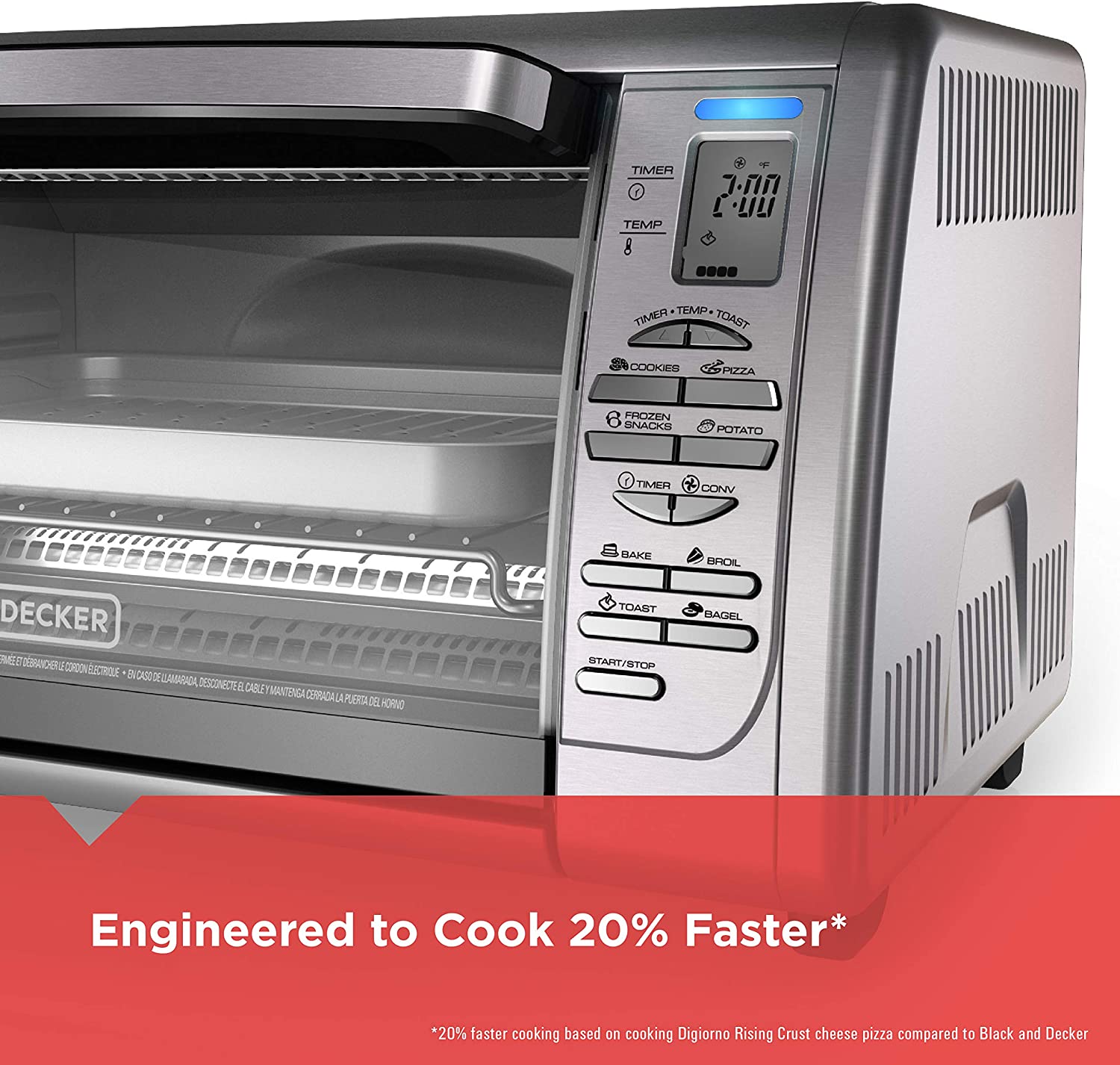 Black+Decker 02648008504 Countertop Convection Toaster Oven, Silver, C –  STL PRO, Inc.