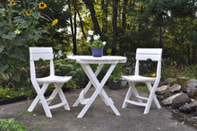 Load image into Gallery viewer, Adams Manufacturing 8590-48-3731 Quik-Fold Cafe Bistro Set, White