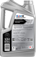 Load image into Gallery viewer, Mobil 1 120760 Synthetic Motor Oil 0W-40, 5 Quart