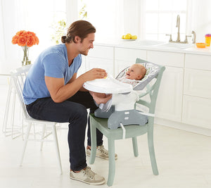 Fisher-Price SpaceSaver High Chair, Geo Meadow