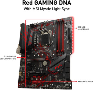 MSI MPG Z390 Gaming Plus LGA1151 (Intel 8th and 9th Gen) M.2 USB 3.1 Gen 2 DDR4 HDMI DVI CFX ATX Z390 Gaming Motherboard