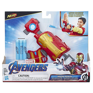 Avengers Marvel Iron Man Blast Repulsor Gauntlet with Nerf Darts for Costume & Role Play