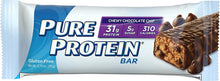 Load image into Gallery viewer, Pure Protein Bars, High Protein, Nutritious Snacks to Support Energy, Low Sugar, Gluten Free, Chewy Chocolate Chip, 2.75oz, 12 Pack