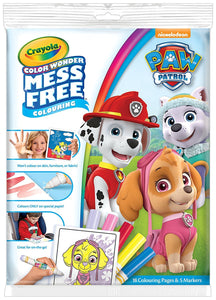 Crayola Paw Patrol Color Wonder Coloring Pad & Markers, Mess Free, Ages 3,4,5