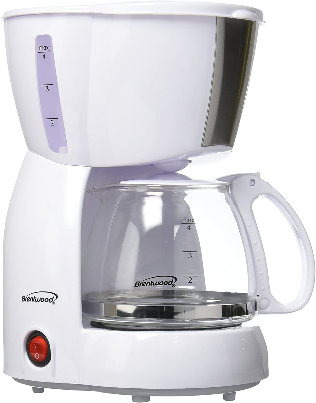 Brentwood 4-Cup Coffee Maker (White)
