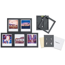 Load image into Gallery viewer, MAGNAFRAME Magnetic Picture Frame for Polaroid Instant Photos - Photo Gallery 6 Pack (Black)