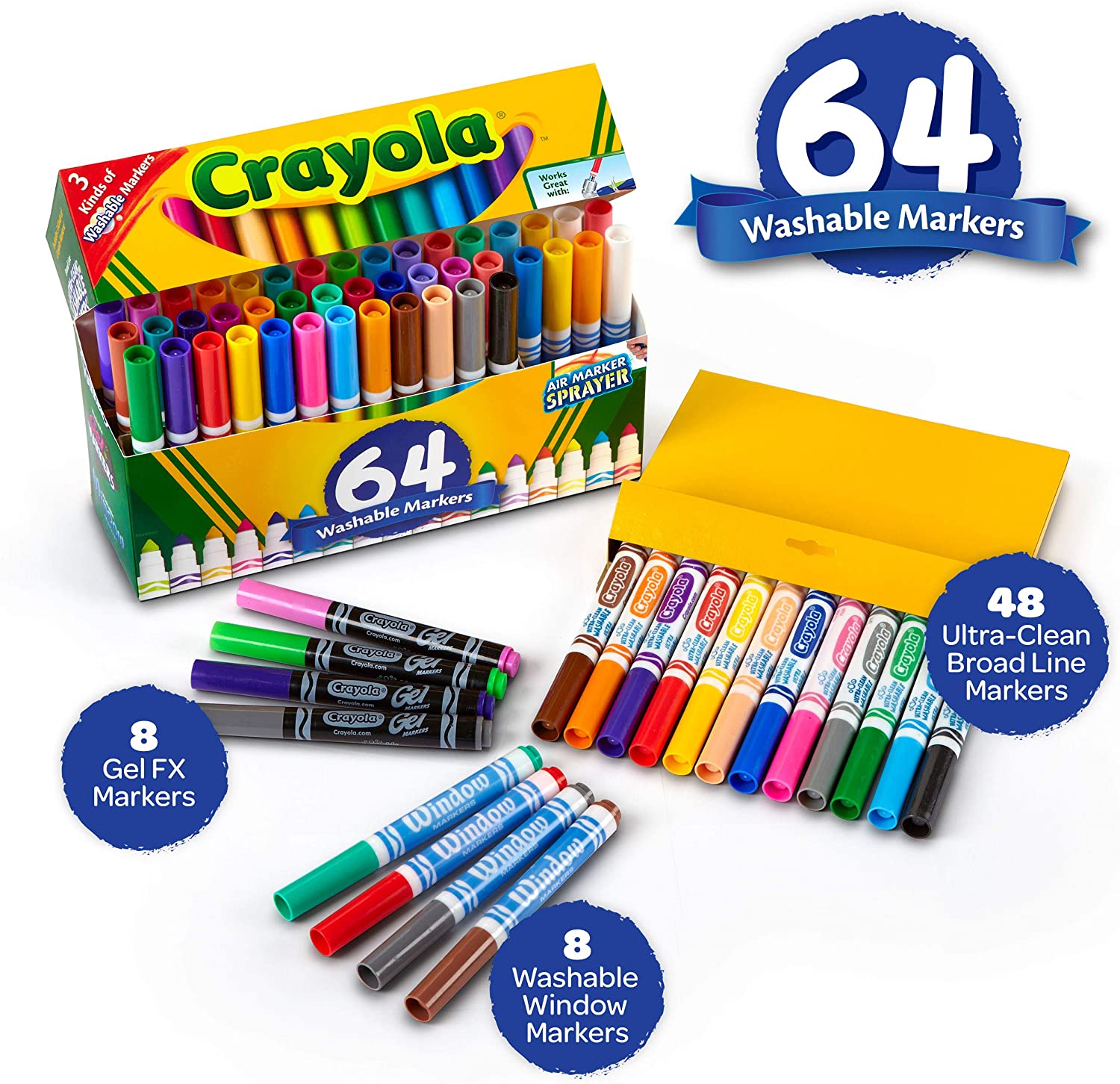 Crayola Ultra-Clean Washable Crayon Sets