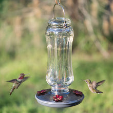 Load image into Gallery viewer, Perky Pet 8132-2 Starglow Vintage Glass Hummingbird Feeder