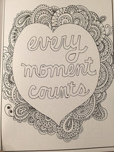 Load image into Gallery viewer, 1 Timeless Creations Words To Color By Live, Love And Laugh 12&#39;&#39; X 12&#39;&#39;