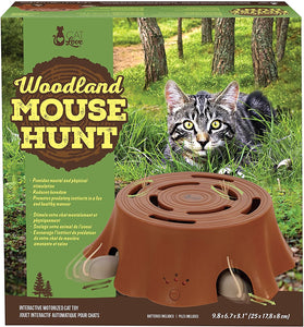 CAT LOVE Woodland Mouse Hunt Interactive Toy