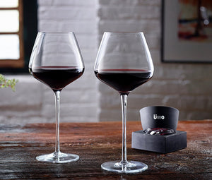 Ullo Wine Purifier and Angstrom Wine Glasses