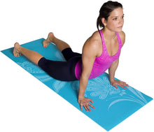 Load image into Gallery viewer, Tone Fitness Yoga Mat with Floral Pattern