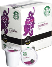 Load image into Gallery viewer, Starbucks Sumatra Dark Roast Coffee Keurig K-Cups, 16 Count