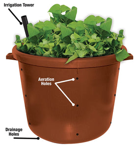 City Pickers Spud Tub Potato Grow Kit – Works Great on Decks and Patios – Low Maintenance & High Potato Yields