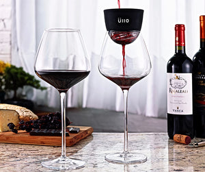 Ullo Wine Purifier and Angstrom Wine Glasses