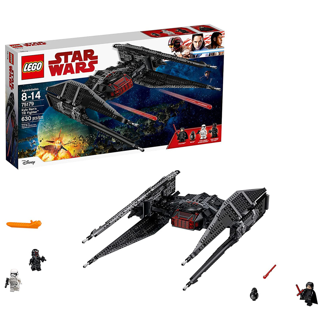 LEGO Star Wars Episode VIII Kylo Ren's Tie Fighter 75179 Building Kit (630 Piece)
