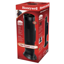 Load image into Gallery viewer, Honeywell Slim Ceramic Tower Heater, Black