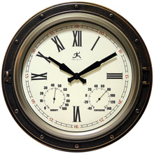 Load image into Gallery viewer, Infinity Instruments The Forecaster Clock, Bronze