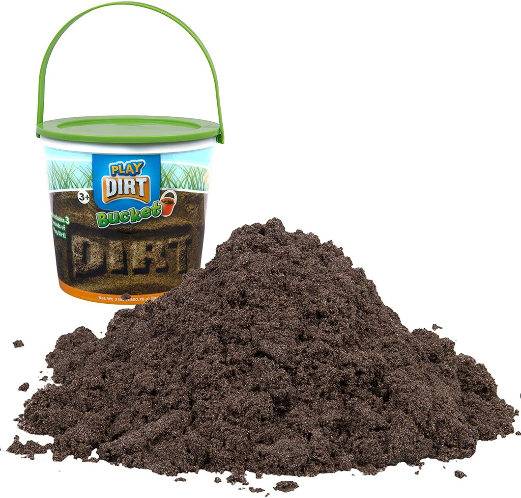 Play Dirt Bucket (3 Lb) - Unique Sand for Burying and Digging Fun by Sands Alive