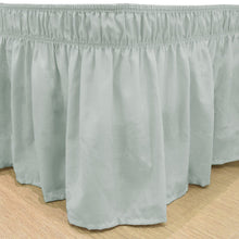 Load image into Gallery viewer, Easy Fit Wrap Around Solid Ruffled Bed Skirt