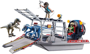PLAYMOBIL Enemy Airboat with Raptor Building Set