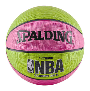 Spalding NBA Varsity Basketball - Pink/Green (28.5")