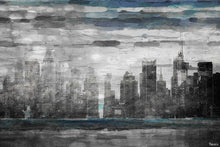 Load image into Gallery viewer, Parvez Taj Sunset in NYC Painting Print on Wrapped Canvas