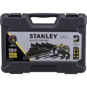 Stanley STMT72254W 123pc Black Chrome Universal Mechanic's Tool Set