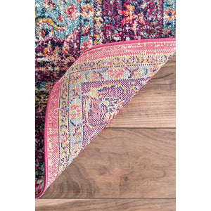 nuLOOM Vintage Persian Verona Area Rug, 6' 7" x 9', Pink